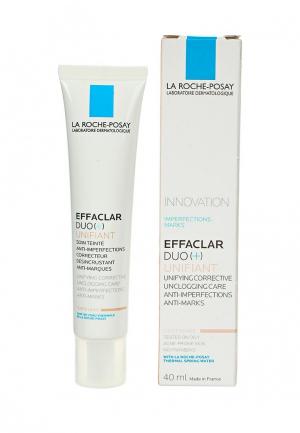 Крем для лица La Roche-Posay Effaclar Duo(+) Тонирующий Корректирующий проблемной кожи с тонирующим эффектом, 40 мл. Цвет: бежевый