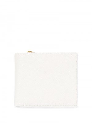 Складной бумажник Thom Browne. Цвет: белый