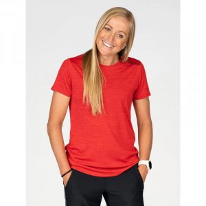 Женская футболка FUSION C3, для бега, тренировочная рубашка, цвет rot