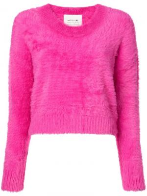 Пушистый свитер Mcguire Denim. Цвет: розовый