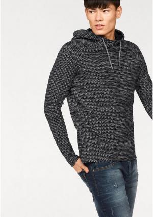 Пуловер JOHN DEVIN. Цвет: черный/белый меланжевый