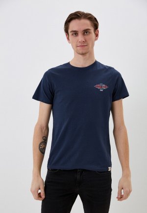 Футболка Lee Cooper. Цвет: синий