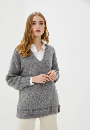 Пуловер Francesco Donni. Цвет: серый