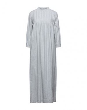 Длинное платье BOHELLE. Цвет: серый