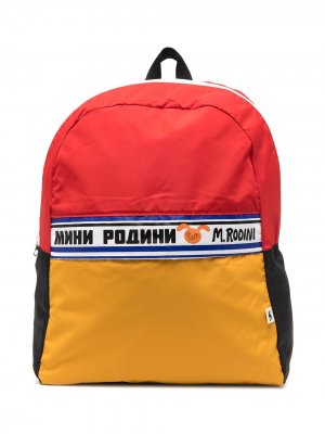 Рюкзак с логотипом Mini Rodini. Цвет: желтый
