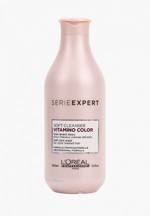 Шампунь LOreal Professionnel L'Oreal Serie Expert VITAMINO COLOR Soft Cleanser. Цвет: розовый