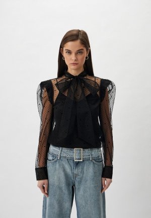 Блуза Karl Lagerfeld. Цвет: черный