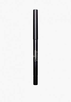 Подводка для глаз Clarins Waterproof Pencil, тон 01 Black tulip, 0.29 г. Цвет: черный