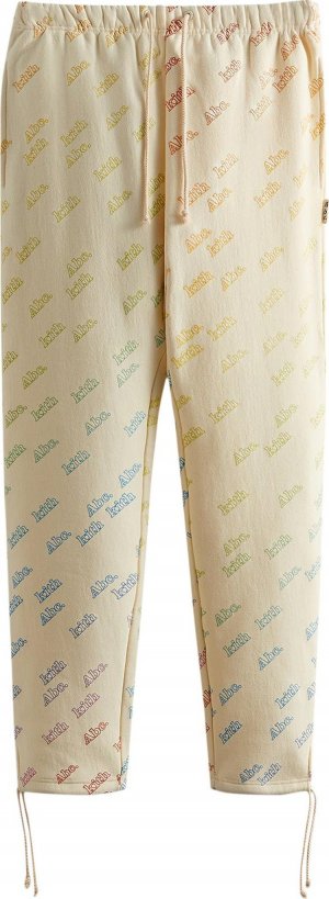 Спортивные брюки For Advisory Board Crystals Rainbow Print Sweatpant 'Cream', кремовый Kith