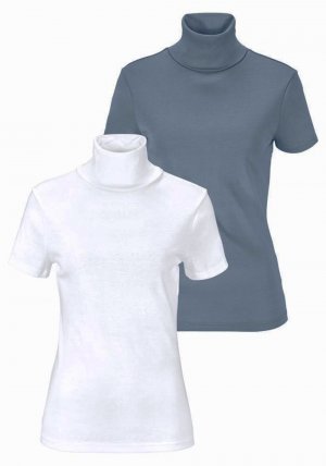 Рубашка , пыльно-синий/белый Flashlights