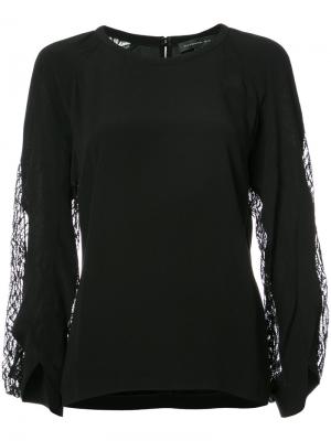 Sheer panel blouse Barbara Bui. Цвет: чёрный