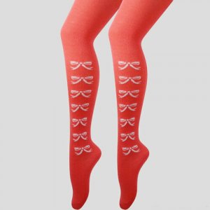 Колготки , размер 110/116, коралловый PARA socks. Цвет: коралловый