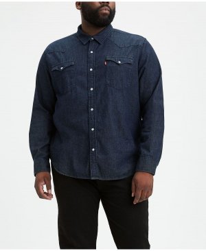 Мужская классическая джинсовая рубашка в стиле вестерн с длинным рукавом Big & Tall Levi's Levi's