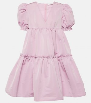 Ярусное мини-платье со сборками , розовый Nina Ricci