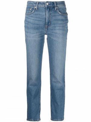 Mid-rise straight-leg jeans Lauren Ralph. Цвет: синий