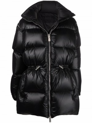 Detachable sleeves quilted puffer jacket Givenchy. Цвет: черный