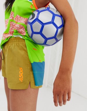 Футбольные шорты с логотипом сбоку -Мульти ASOS 4505