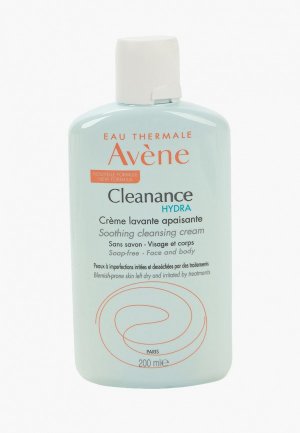 Крем для умывания Avene Очищающий и смягчающий, проблемной кожи CLEANANCE HYDRA,  200 мл. Цвет: белый