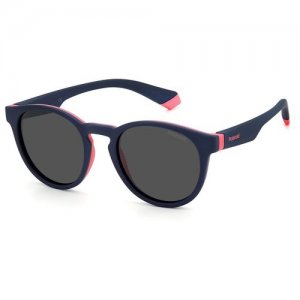 Солнцезащитные очки PLD 8048/S BR0 M9, синий Polaroid. Цвет: синий