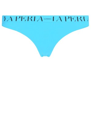 Плавки с логотипом LA PERLA. Цвет: голубой