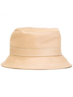 Классическая шляпа Thom Browne. Цвет: телесный