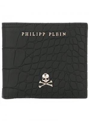 Классический бумажник Philipp Plein. Цвет: чёрный