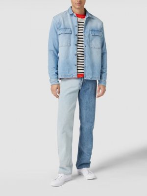 Джинсовая рубашка с карманами клапанами Marc O'Polo, джинс O'Polo