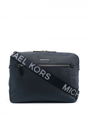Сумка для ноутбука с логотипом Michael Kors Collection. Цвет: синий
