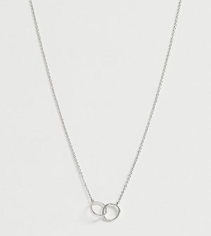 Серебряное ожерелье с подвесками DesignB London. Цвет: серебряный