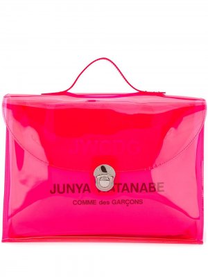 Сумка-мессенджер с логотипом Junya Watanabe. Цвет: розовый
