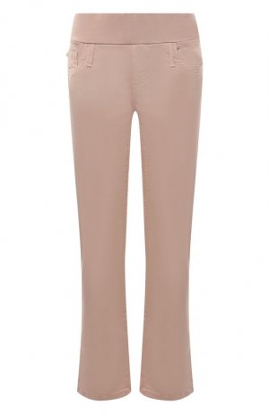 Хлопковые брюки Pietro Brunelli. Цвет: розовый