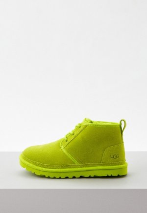 Ботинки UGG. Цвет: зеленый
