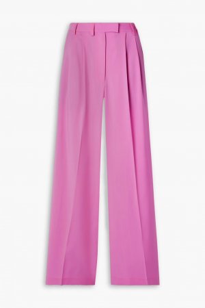Широкие брюки со складками из шерсти , розовый Christopher John Rogers