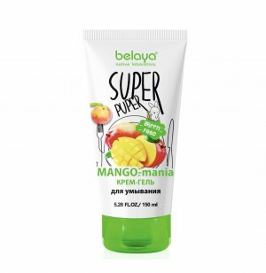 Super puper крем-гель для умывания (mango-mania) 150мл Belaya