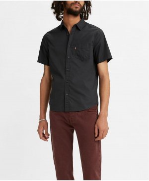 Мужская классическая рубашка с коротким рукавом и 1 карманом стандартного кроя Levi's Levi's