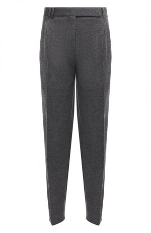 Кашемировые брюки Zegna Couture. Цвет: серый