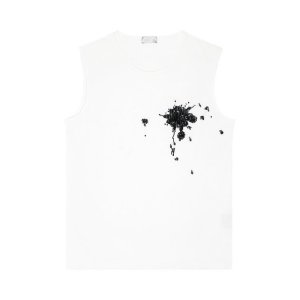 Топ Pre-Owned Vintage Bloodwound Tank Top 'White', белый Dior Homme