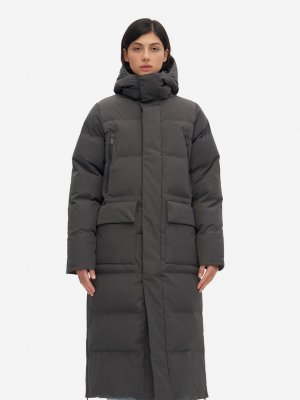 Пальто утепленное женское , Серый SHU. Цвет: серый