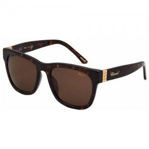 Солнцезащитные очки , коричневый Chopard. Цвет: коричневый