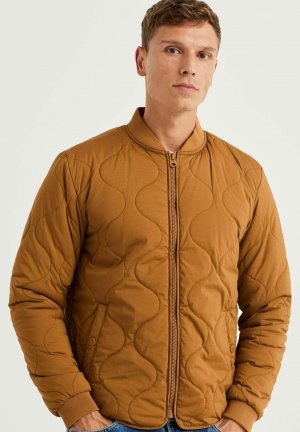 Куртка-бомбер , цвет brown WE Fashion