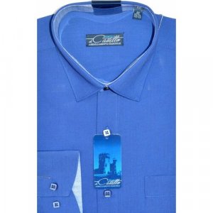 Рубашка , размер 46RU/S/178-186/39 ворот, синий Maestro. Цвет: синий