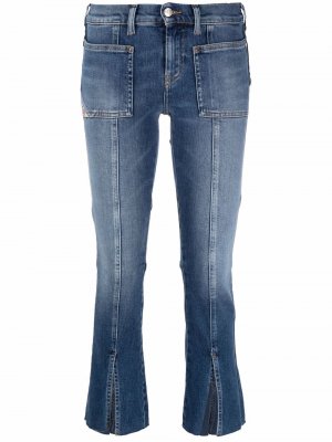 Укороченные джинсы Diesel. Цвет: синий