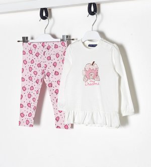 Пижама для маленькой девочки (6-9 месяцев (Рост 68-74)) Original Marines. Цвет: белый
