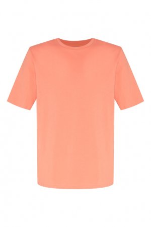 Футболка лососевого цвета TRYYT. Цвет: оранжевый