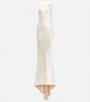 Свадебное атласное платье MAISON MARGIELA, белый Margiela