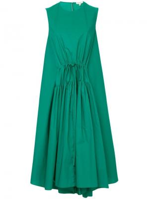 Платье с завязками Delpozo. Цвет: зеленый