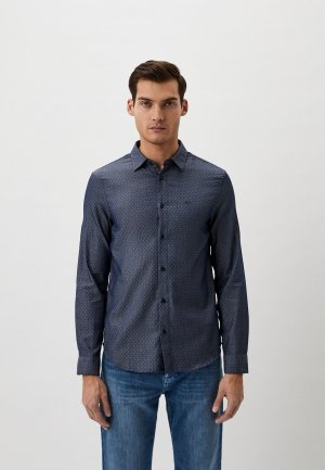 Рубашка Armani Exchange. Цвет: синий