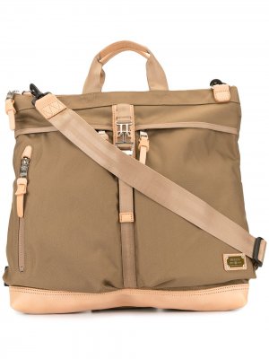 Рюкзак в утилитарном стиле As2ov. Цвет: коричневый