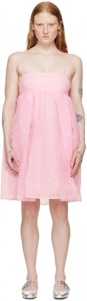 Розовое мини-платье Gina Cecilie Bahnsen