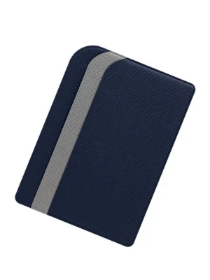 Кредитница унисекс FK-1E темно-синяя/серая Flexpocket. Цвет: серый; синий